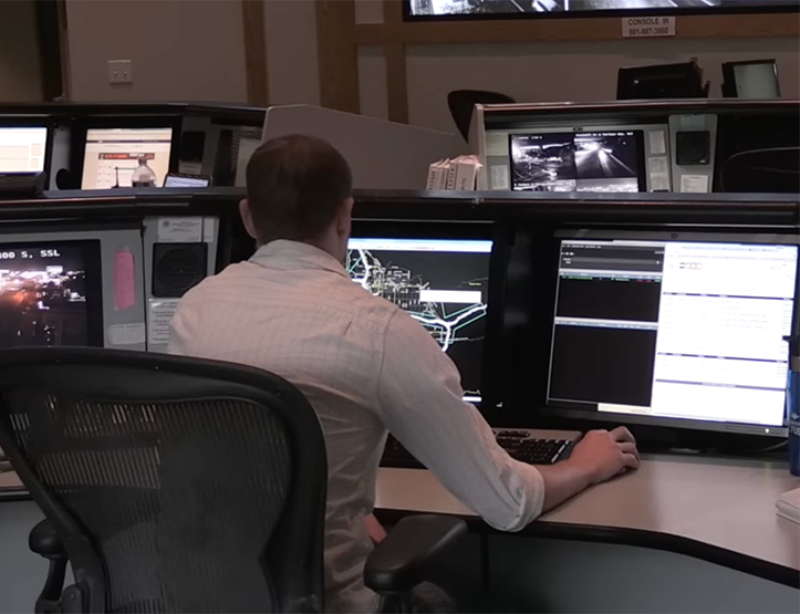 Person at TMC desk