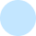 Small light blue circle on white background.