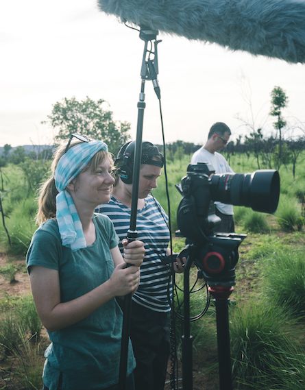 Cygnet Films crew recording on location, capturing visual stories that inspire faith and transformation.