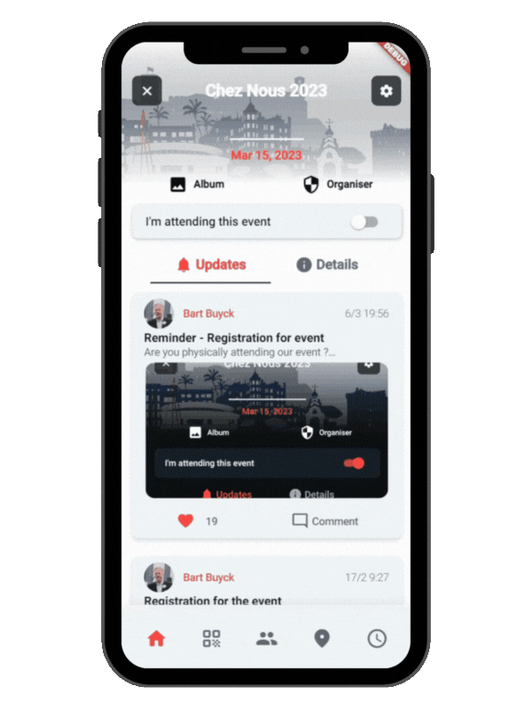 customised mobile app