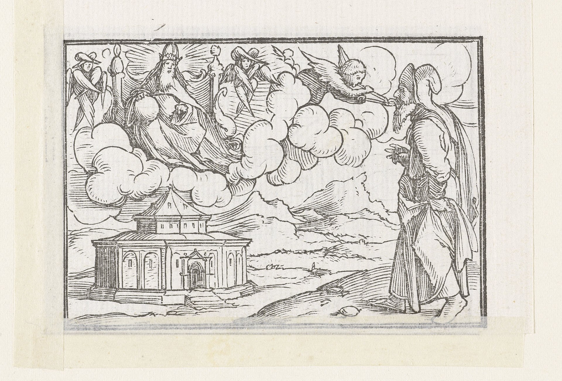 Isaiah's lips cleansed with a burning coal, Rijksmuseum