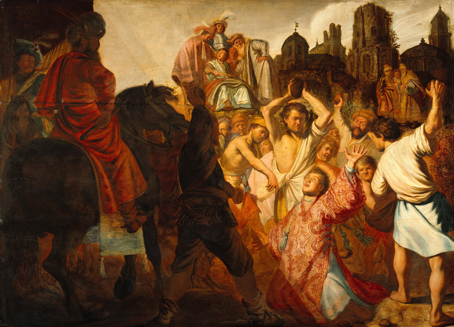 The Stoning of Saint Stephen, Rembrandt