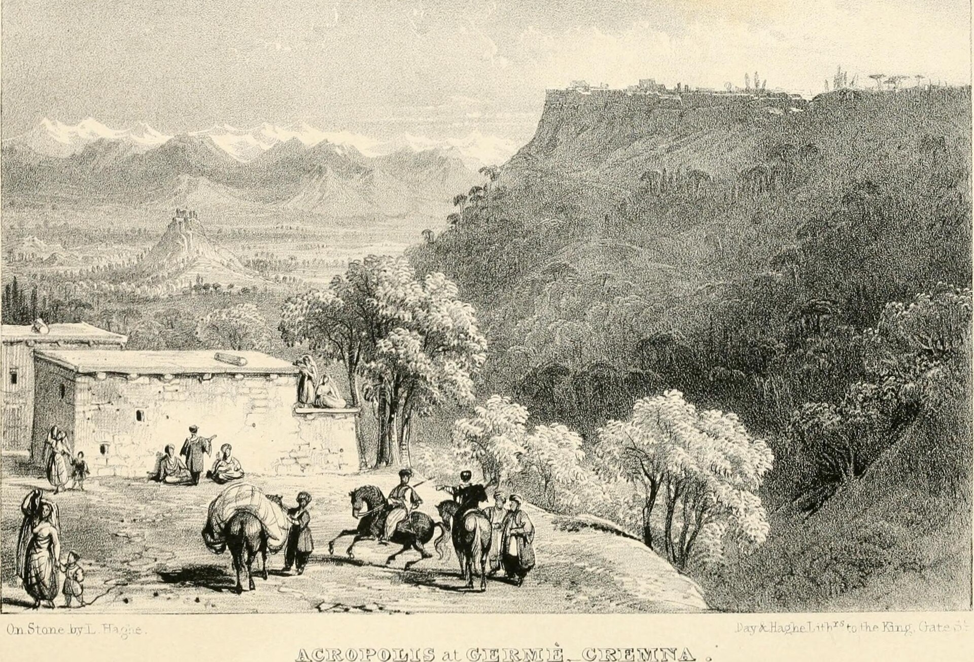 Acropolis at Antioch of Pisidia, from Discoveries in Asia Minor (1834)