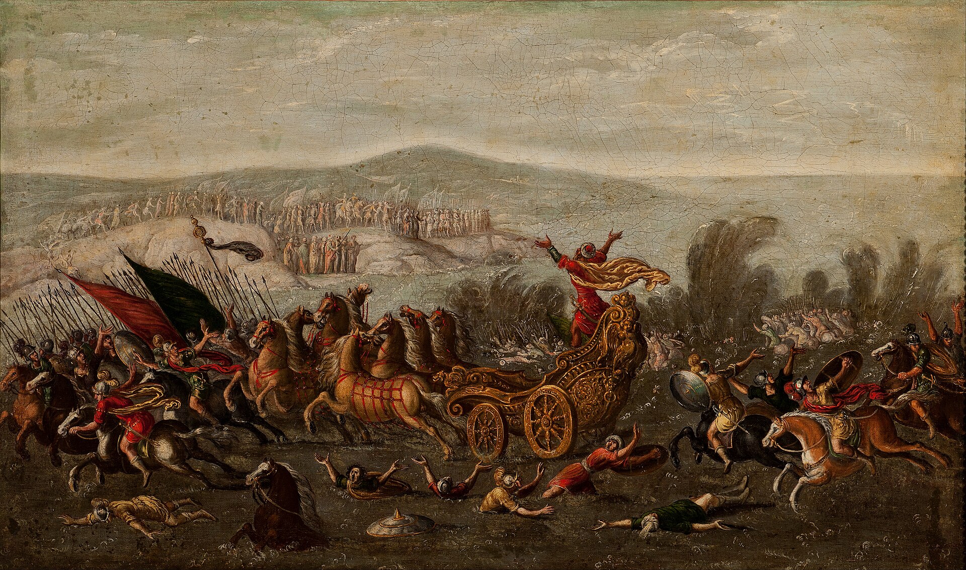 The Israelites Crossing the Red Sea, circle of Juan de la Corte