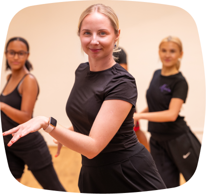 Groupe mixte de sportifs