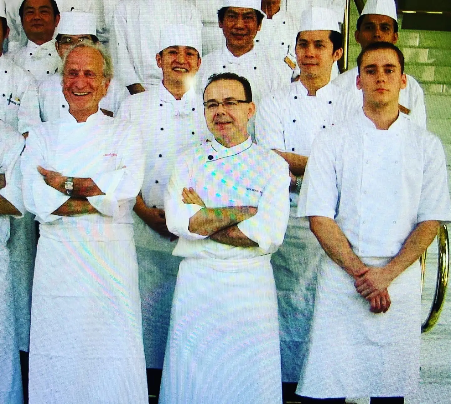 Montclair Chef founder Chris Demaillet during his formative years training under the legendary 3-star Michelin master chef Michel Roux.