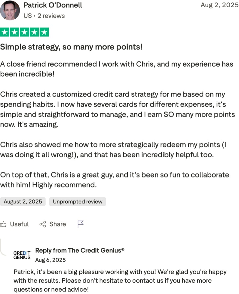 Patrick O'Donnell: Simple strategy, so many more points!