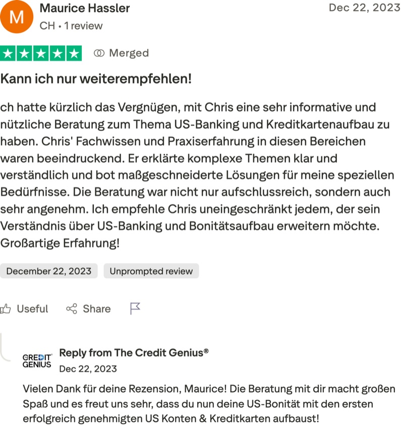 Maurice Hassler: Kann ich nur weiterempfehlen!