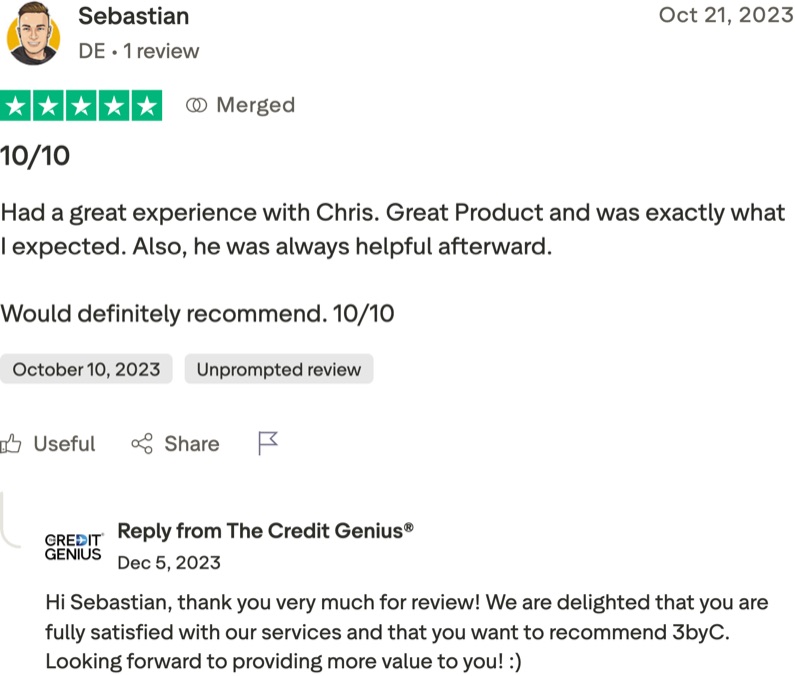 Sebastian: 10/10