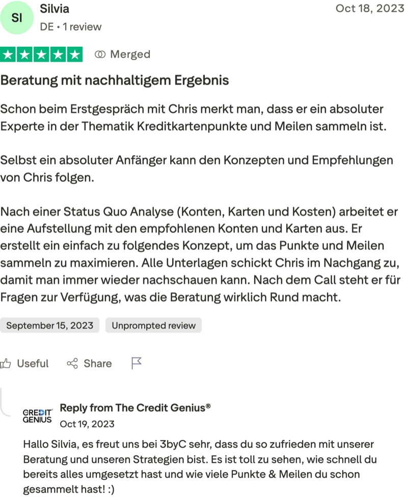 Silvia: Beratung mit nachhaltigem Ergebnis