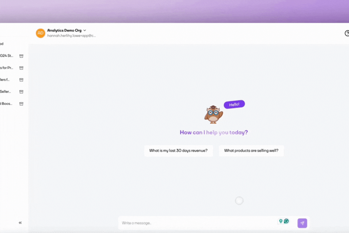 Dashboard mockup