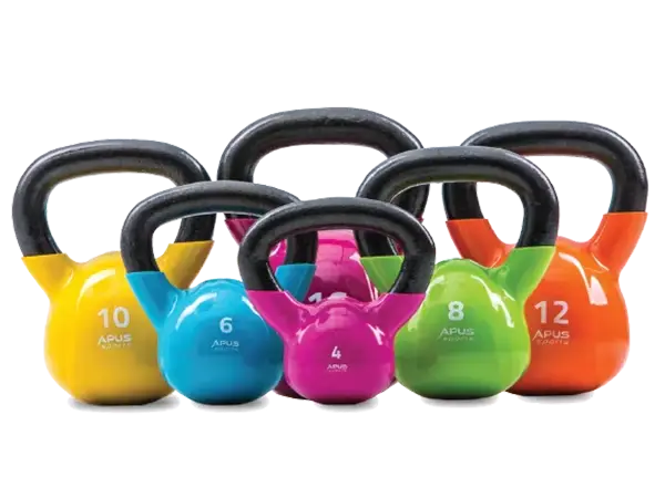 Kettlebell winylowy Apus Sports — 4—20 kg, ergonomiczny i trwały