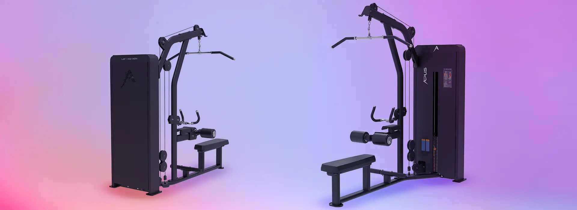 APUS Lat Pulldown / Seated Row – Dual Back Trainer