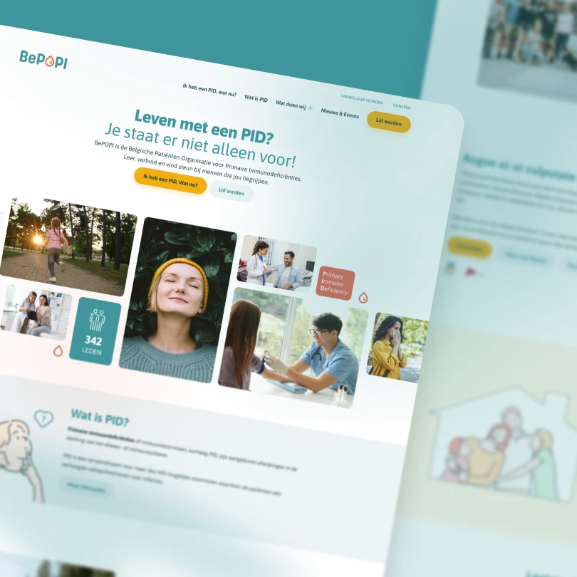 Branding and webdesign voor Bepopi vzw