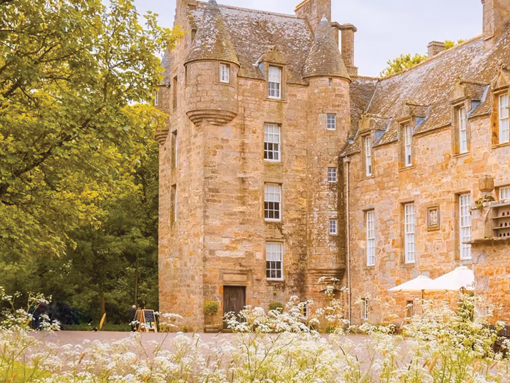 Front view of Scone Palace Perthshire