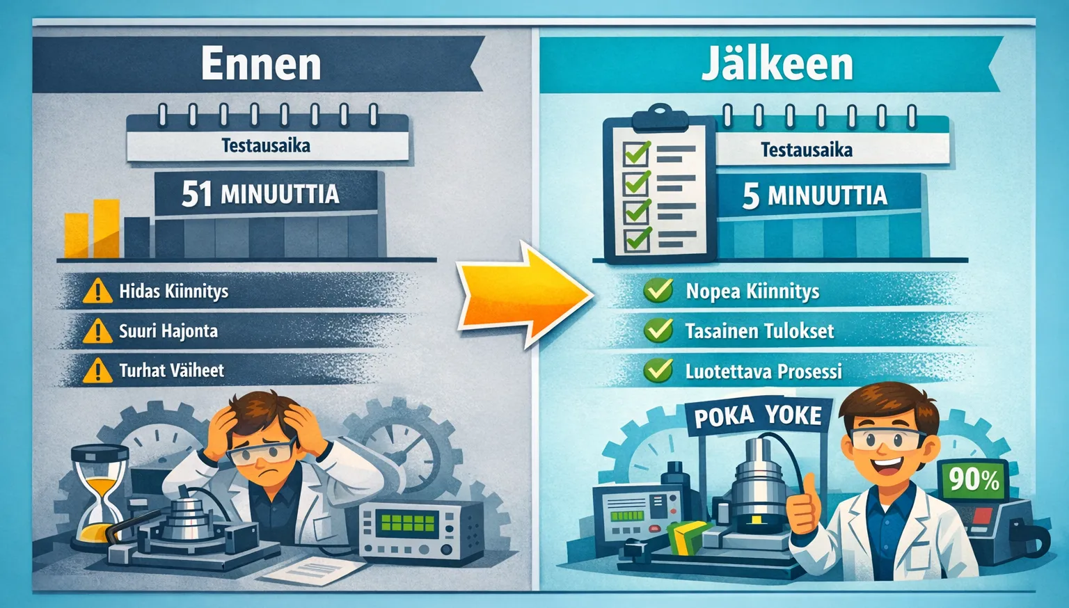 black-belt-projektiesimerkki tulokset laaduntarkastus-testausaika