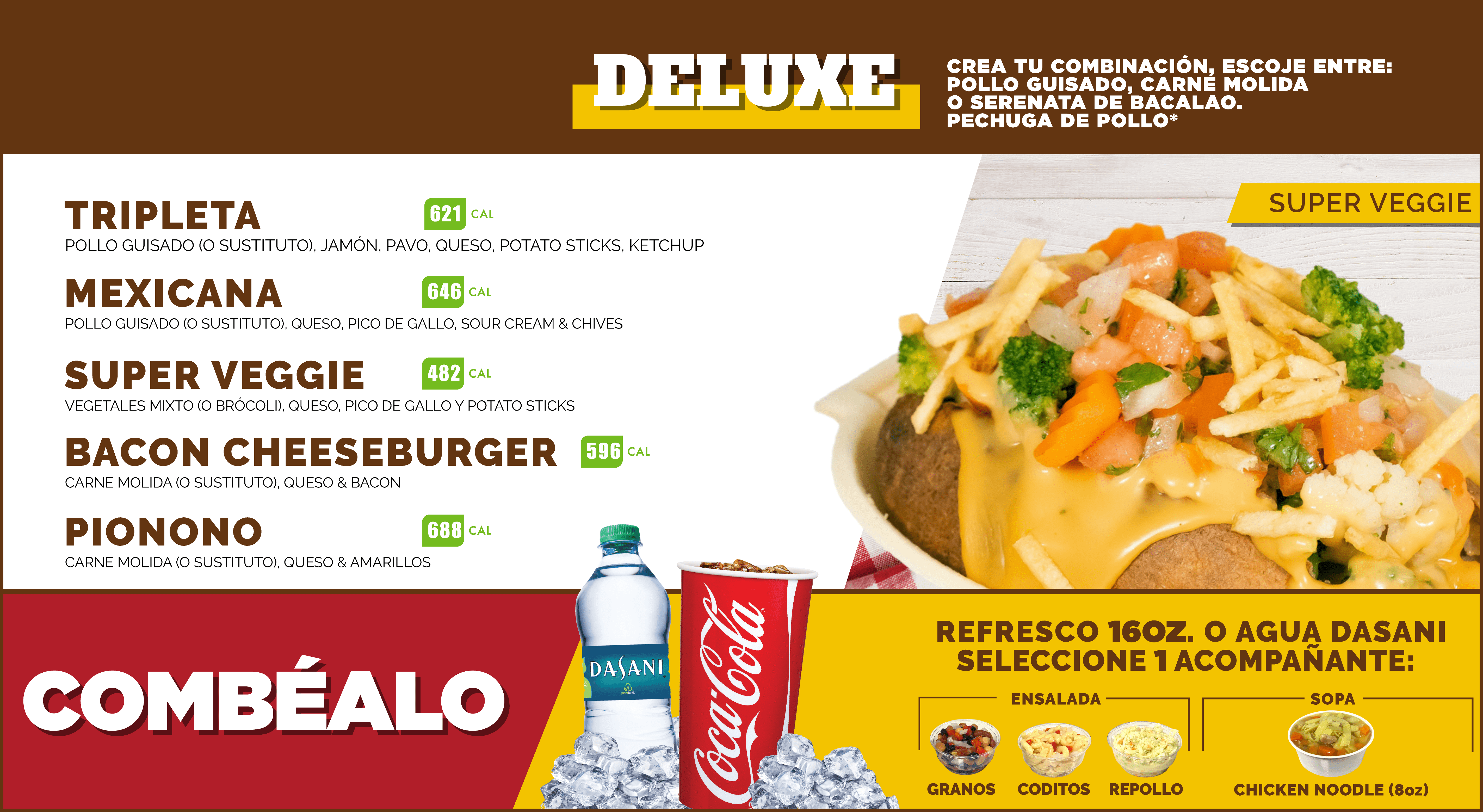 Deluxe menu