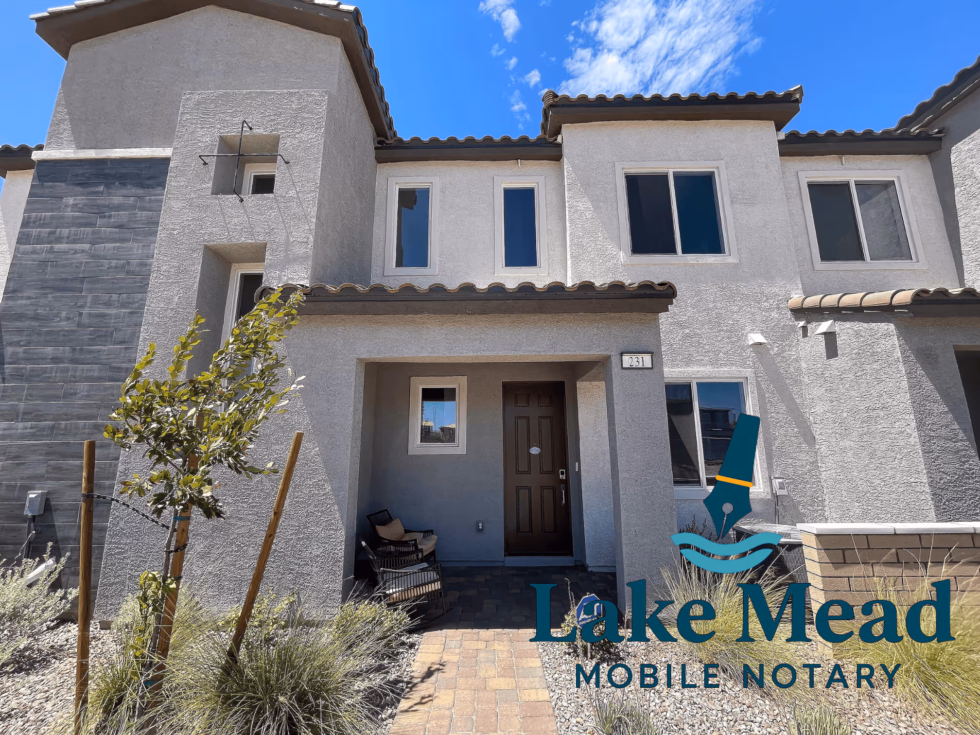 Duplex Exterior Las Vegas