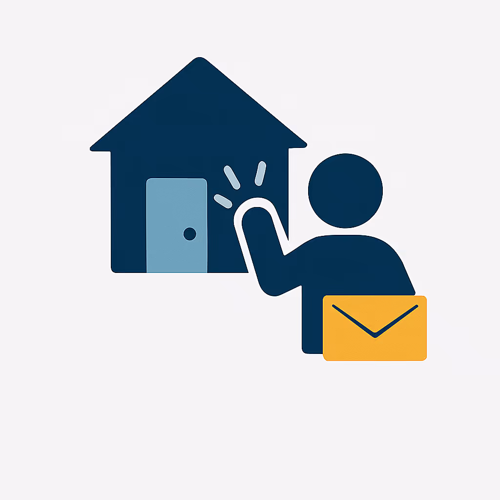 Nevada borrower contact door knock service for mortgage servicers - respectful right-party contact documentation