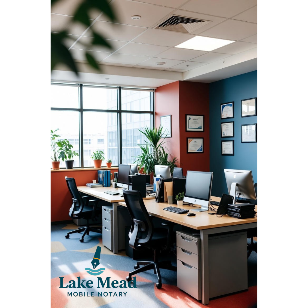 Lake Mead Mobile Notary Nevada multi-location I-9 compliance branch offices centralized verification corporate Las Vegas Reno