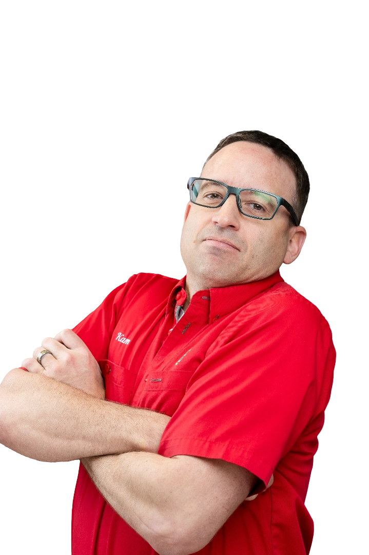 Heinen Group Home Hardware employee crossing his arms