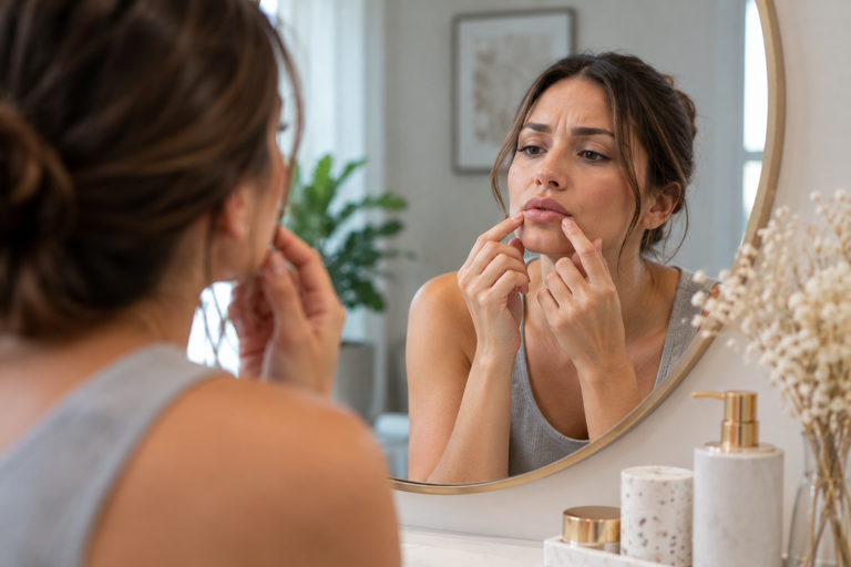 Natural looking lip filler results that avoid the duck lips effect at a med spa in St. Petersburg, Florida