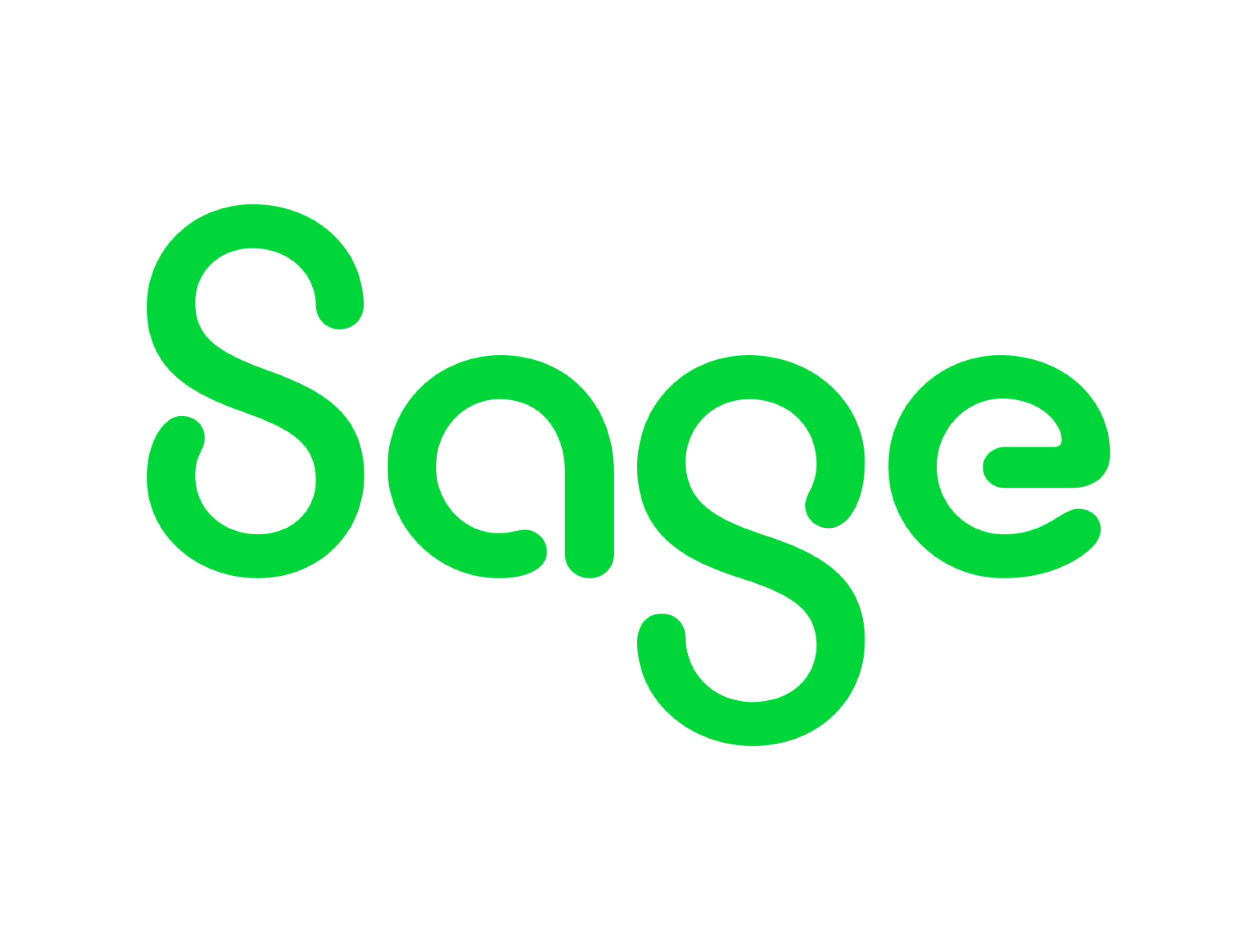 Green text spelling "Sage" on a white background.