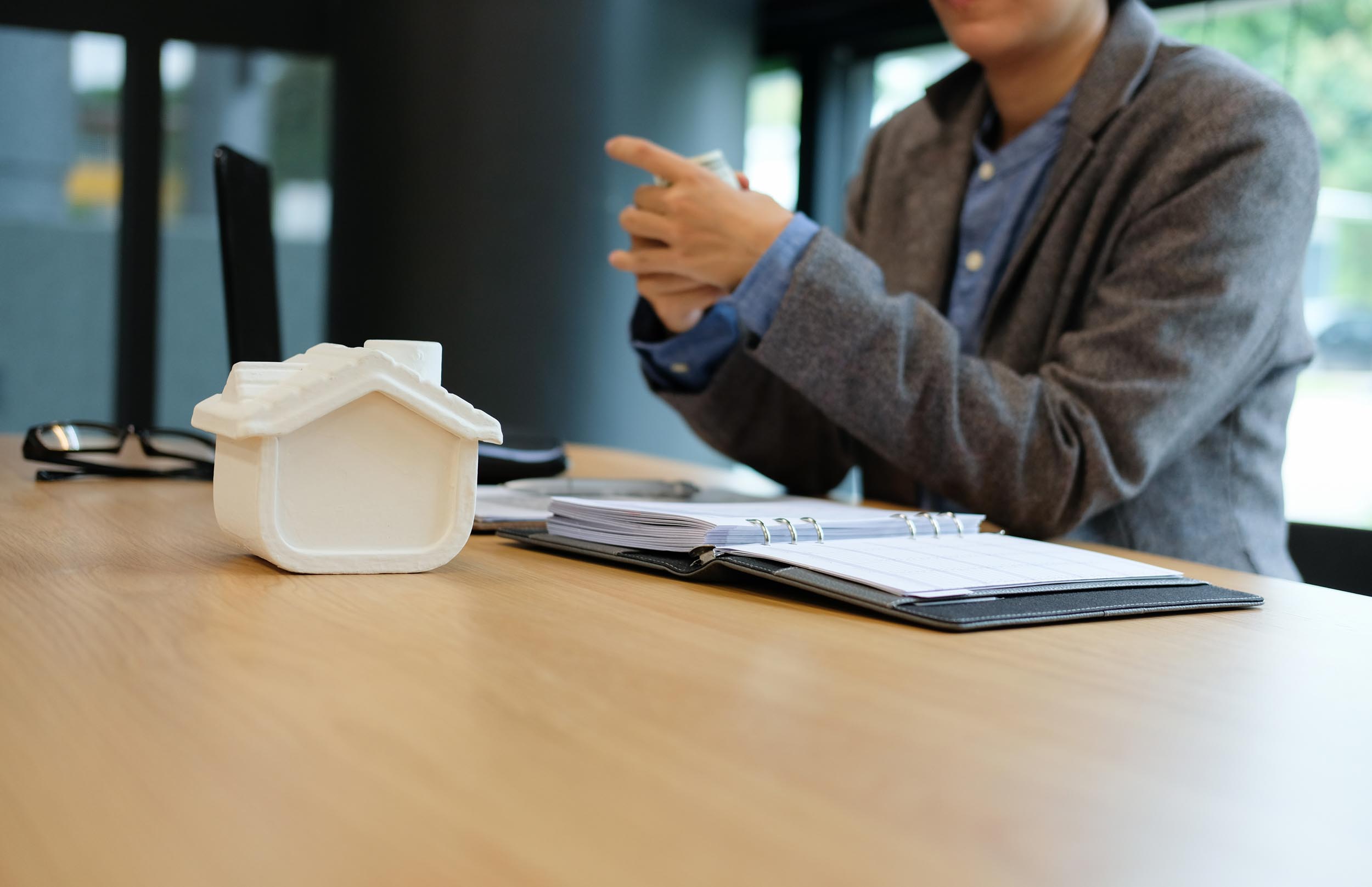 Accountant looking at buy-to-let for landlords.