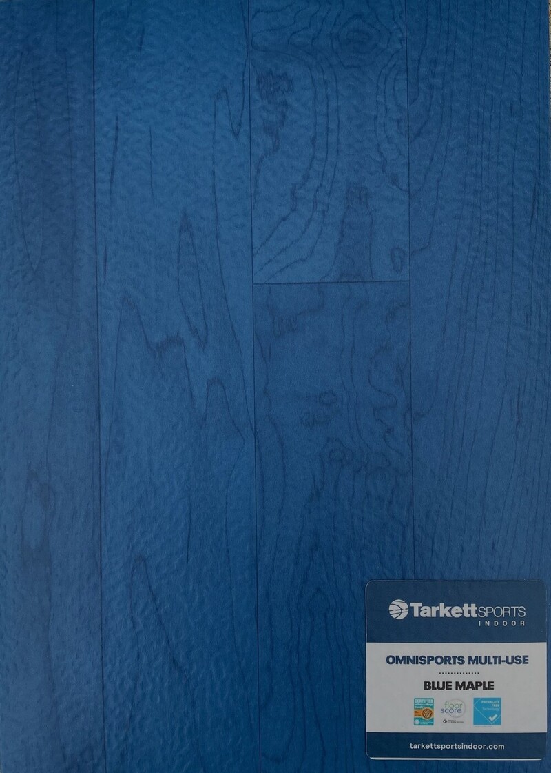 Tarkett Sports Omnisports Multi-Use Blue Maple