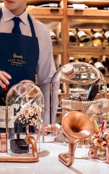 Harrods unveils newly refurbished fine wine and spirits room