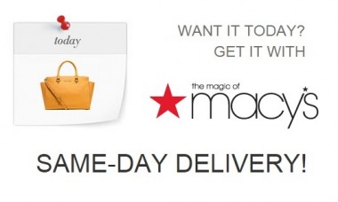 Macy's tests free same-day delivery