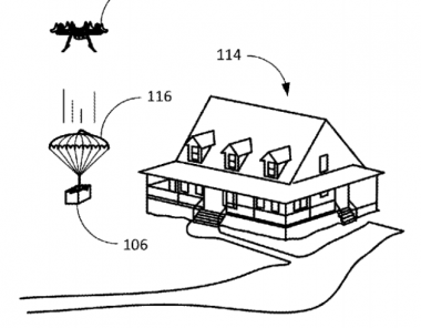 Amazon patents delivery parachute
