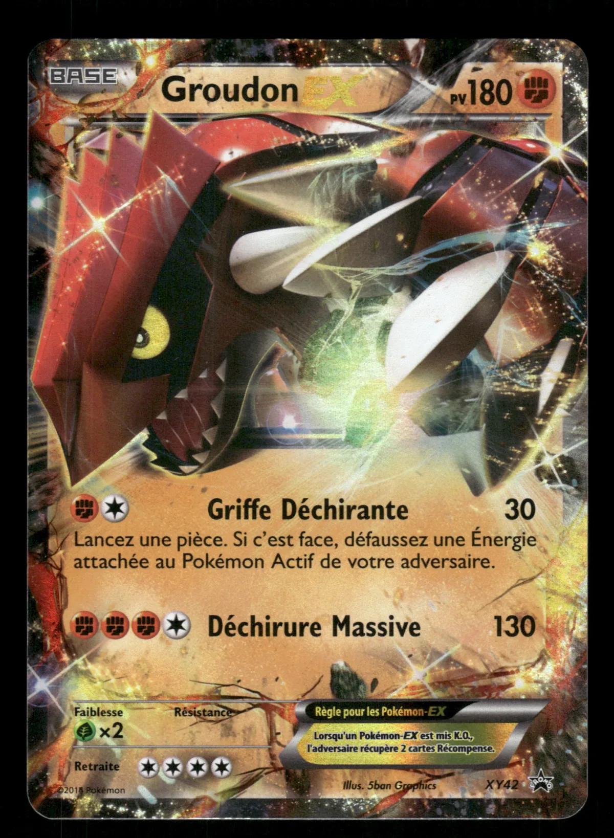 Groudon EX XY42