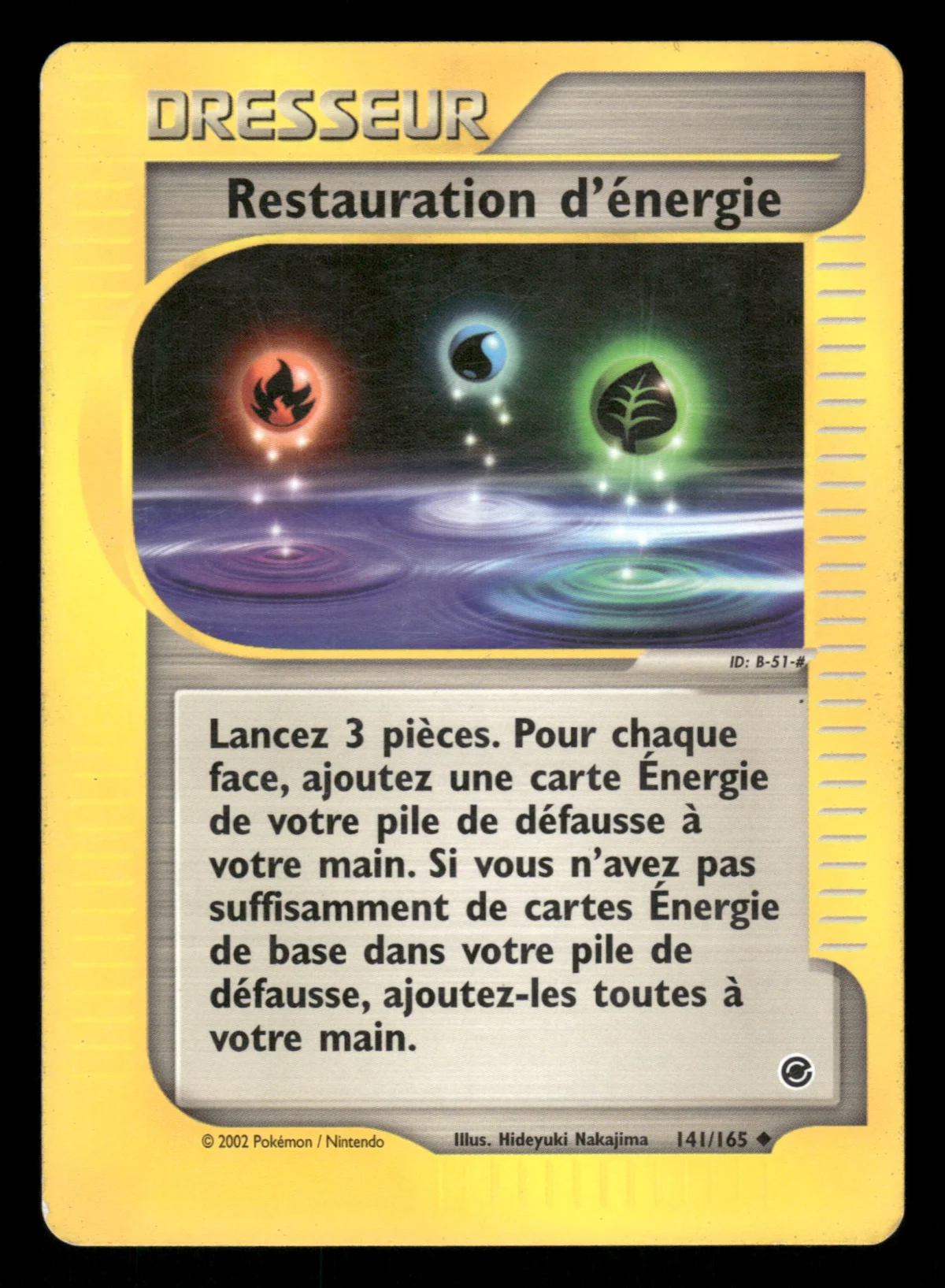 Restauration d'énergie 141/165