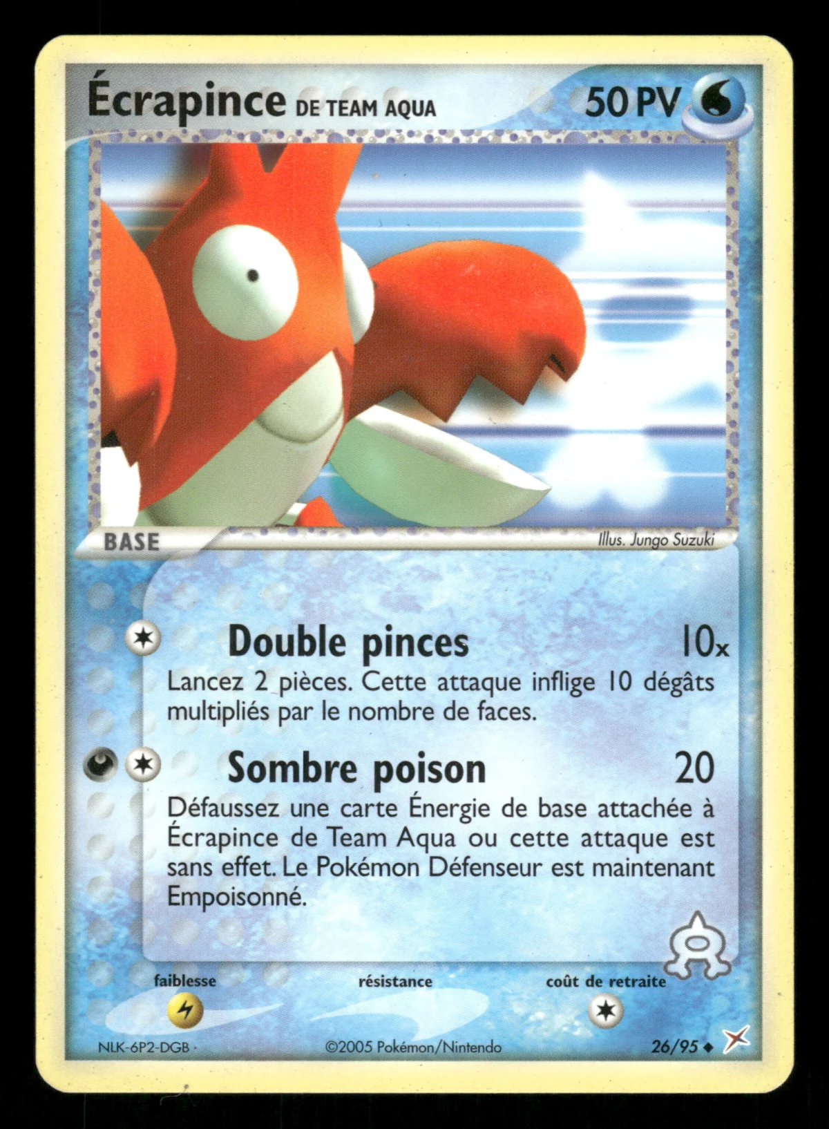 Écrapince de Team Aqua 26/95