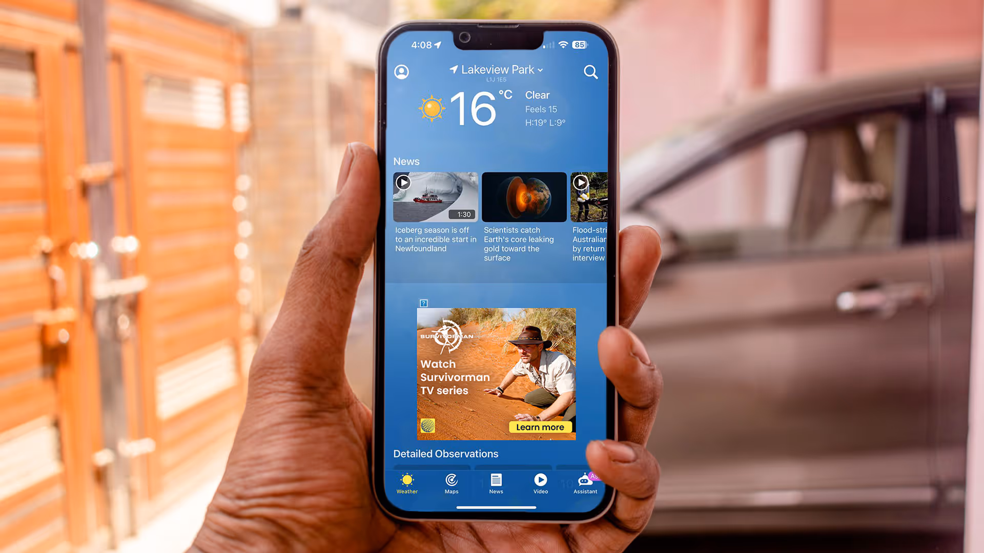 the weather network mobile app design marketing banners 