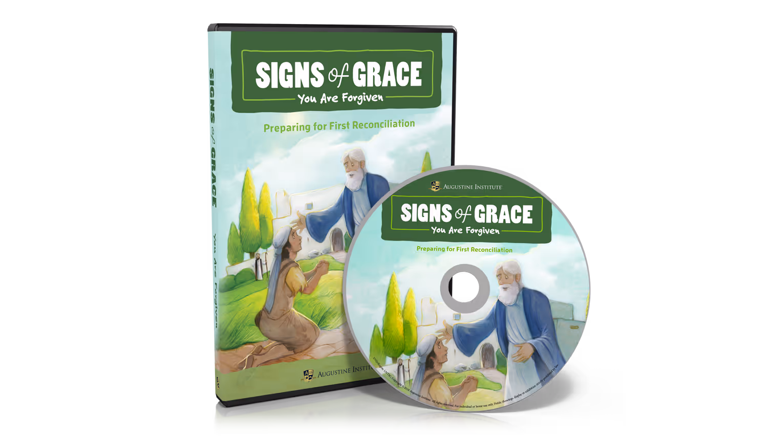 DVD with text: Signs of Grace; You are Forgiven. Preparing for First Reconciliaton.