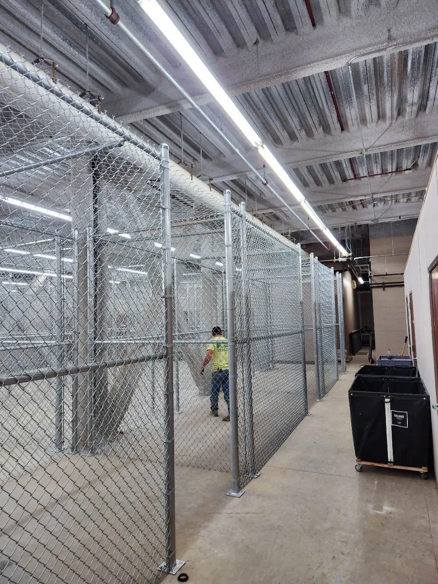 Discovery galvanized security fence