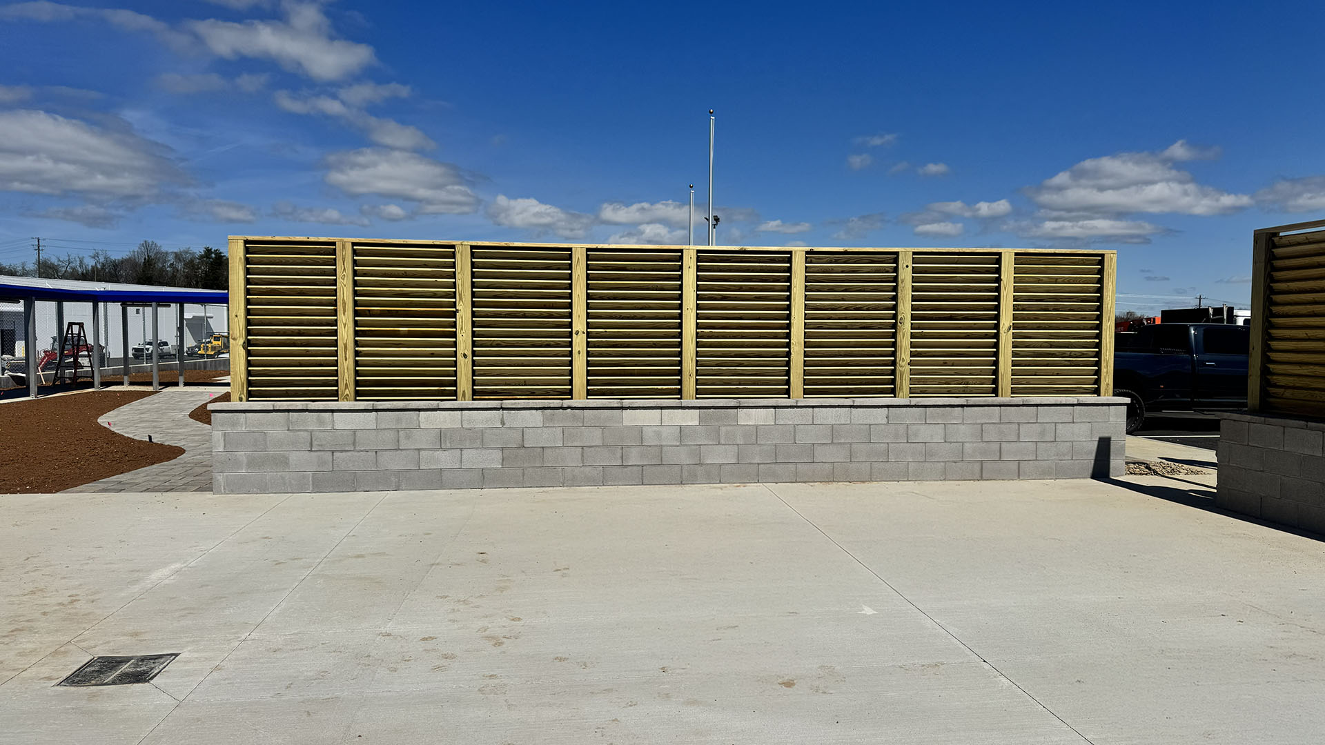 Custom Louvered Fence Installation in Knoxville, TN