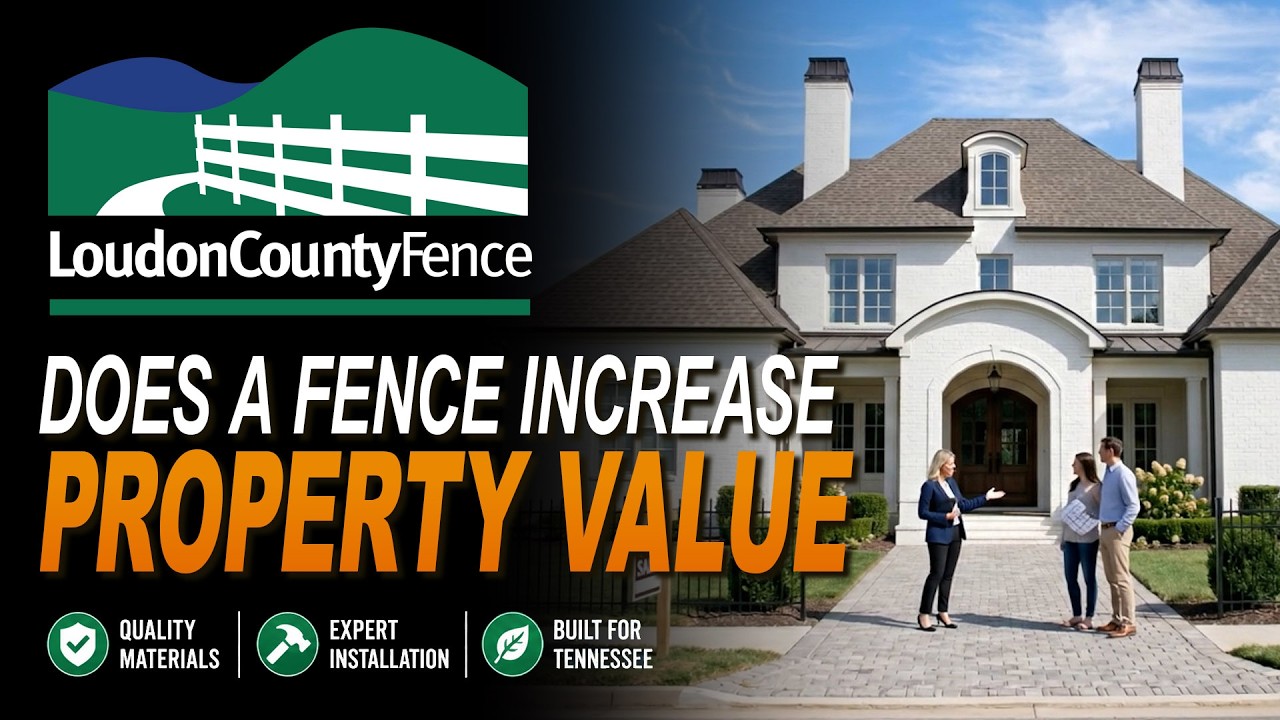 Wood privacy fence adding value to a home in East Tennessee installed by Loudon County Fence