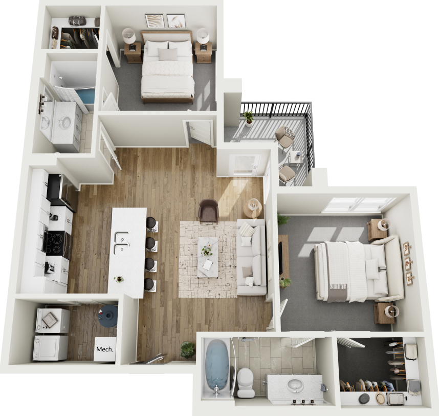 2 Bedroom 2 Bath