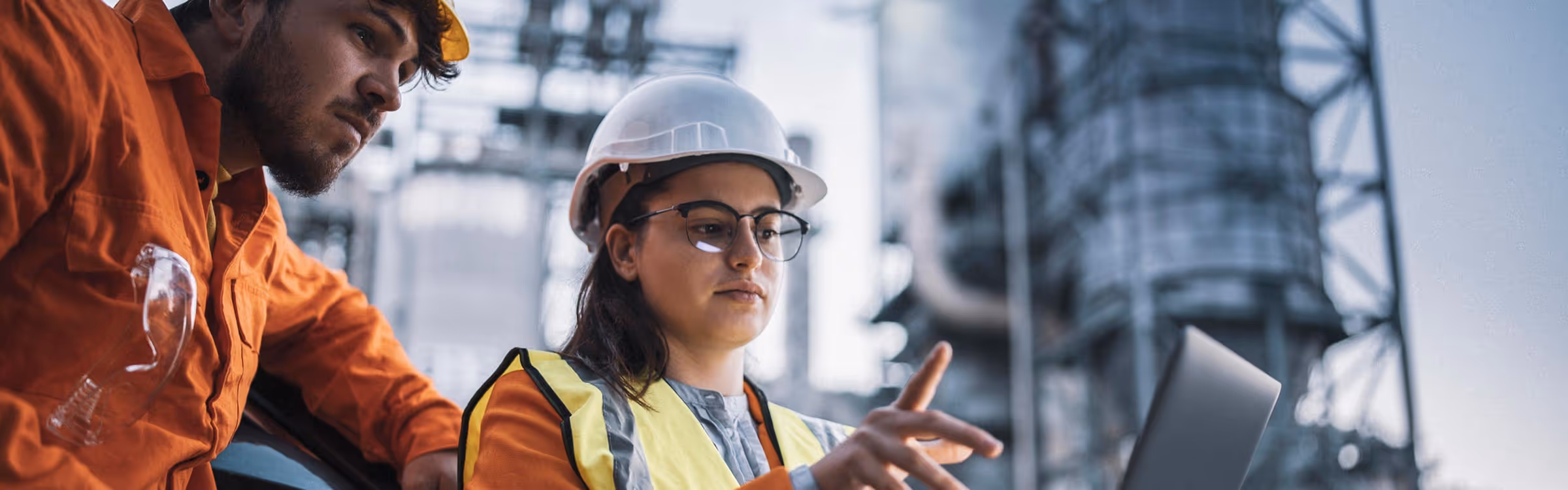 Two construction engineers.