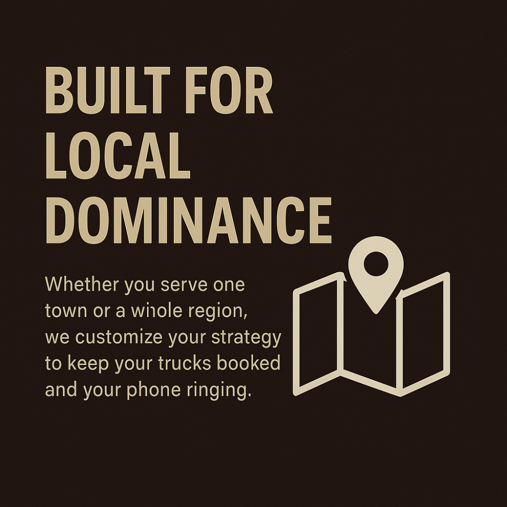 Built for Local Dominance custom graphic