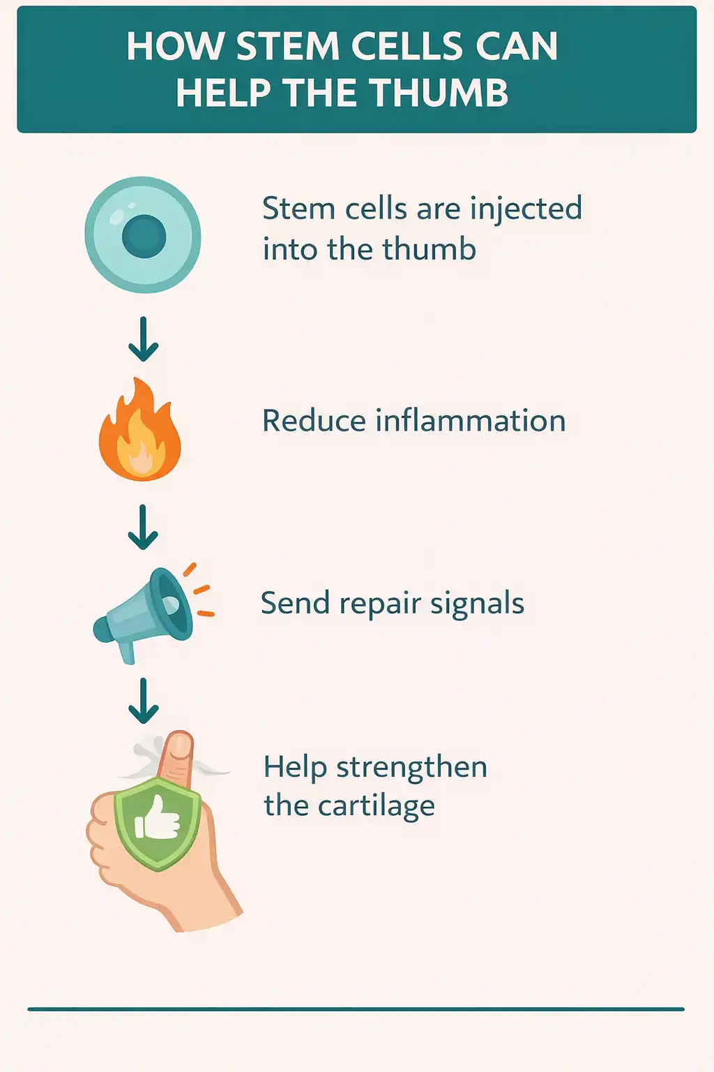 Diagram showing three stages of tissue response: inflammation, reduction of inflammation, and improved function over time.