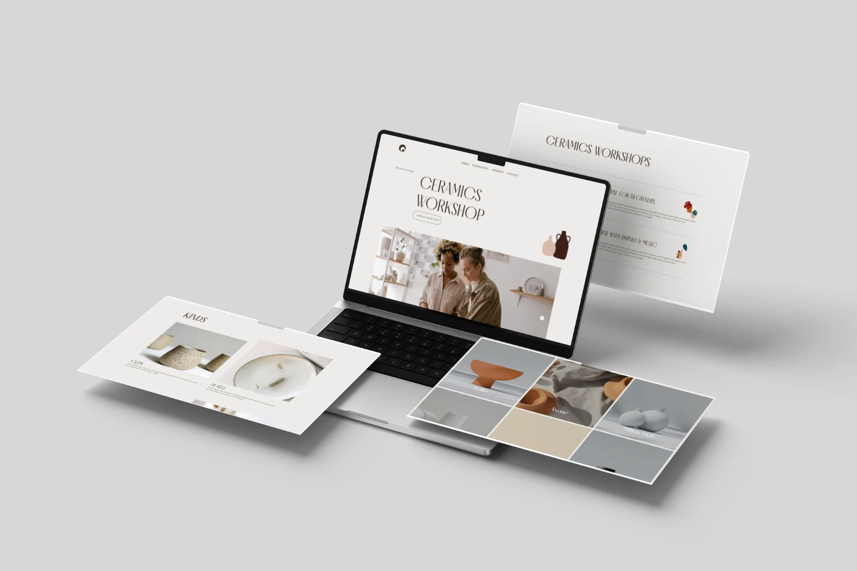 Websitelink für das Projekt The Pottery Studio