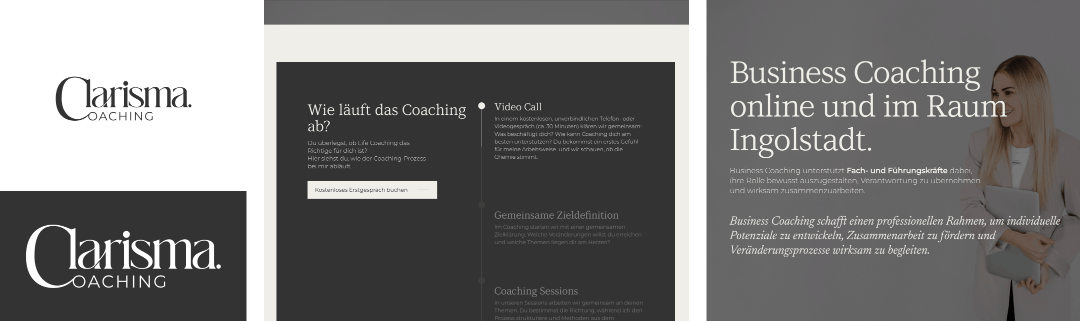 Clarisma Coaching Website - Mockup1