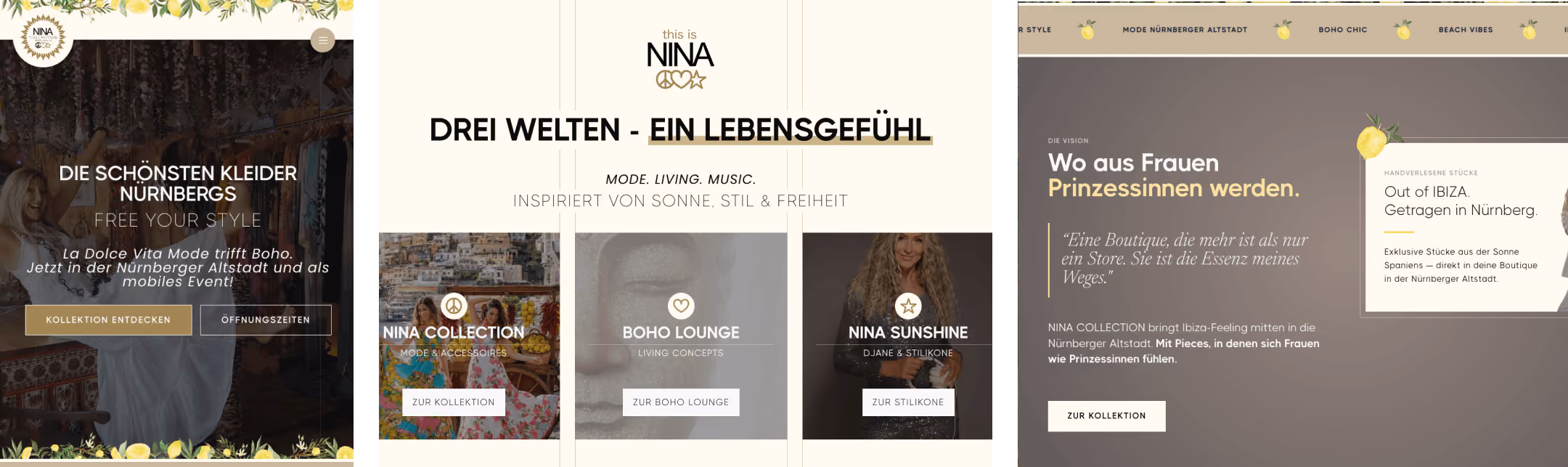 Nina Sunshine Website - Mockup3