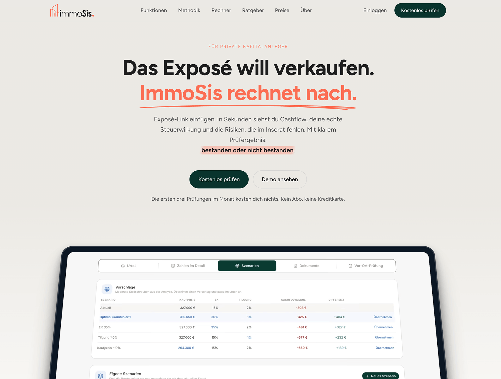 ImmoSis Website - Mockup5