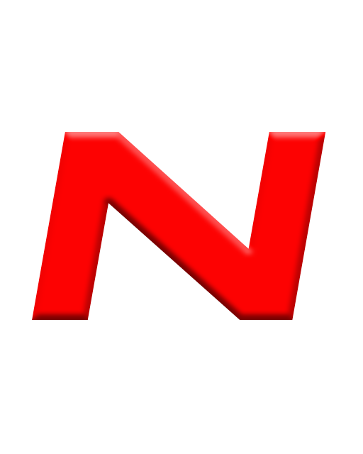 The letter n.