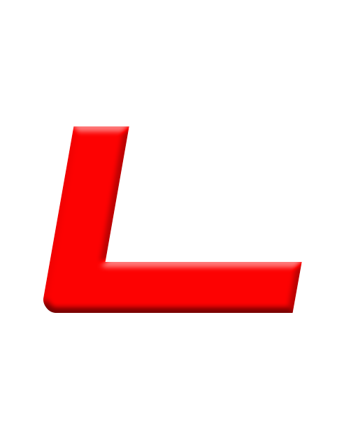 The letter L.